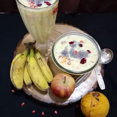A picture of Fruit custard.