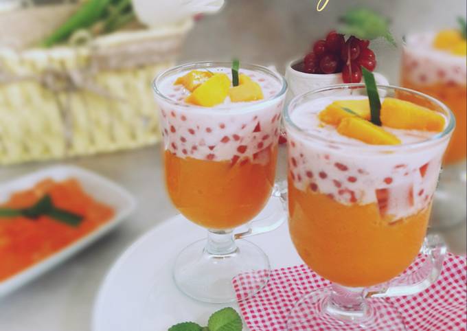 Resep Mango Sago Oleh Donna Lubis Cookpad