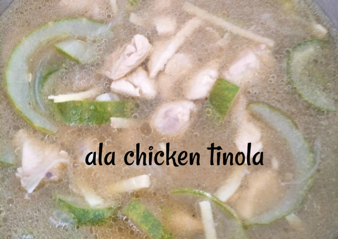 Tinola macam ayam 🐔