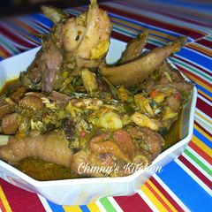 A picture of Chicken pepper soup.