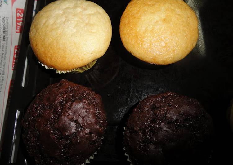 Easiest Way to Make Perfect Eggless Vanilla Cup cakes