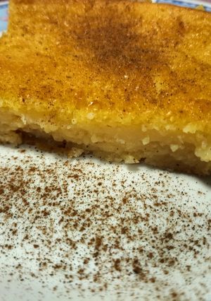 Una foto de Tocinillo de cielo de limón