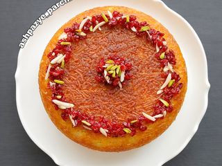 ته چین مرغ و اسفناج 🌸