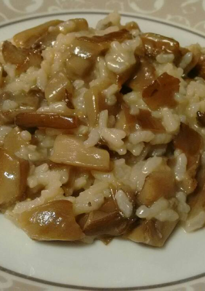 Una foto de Risotto de setas