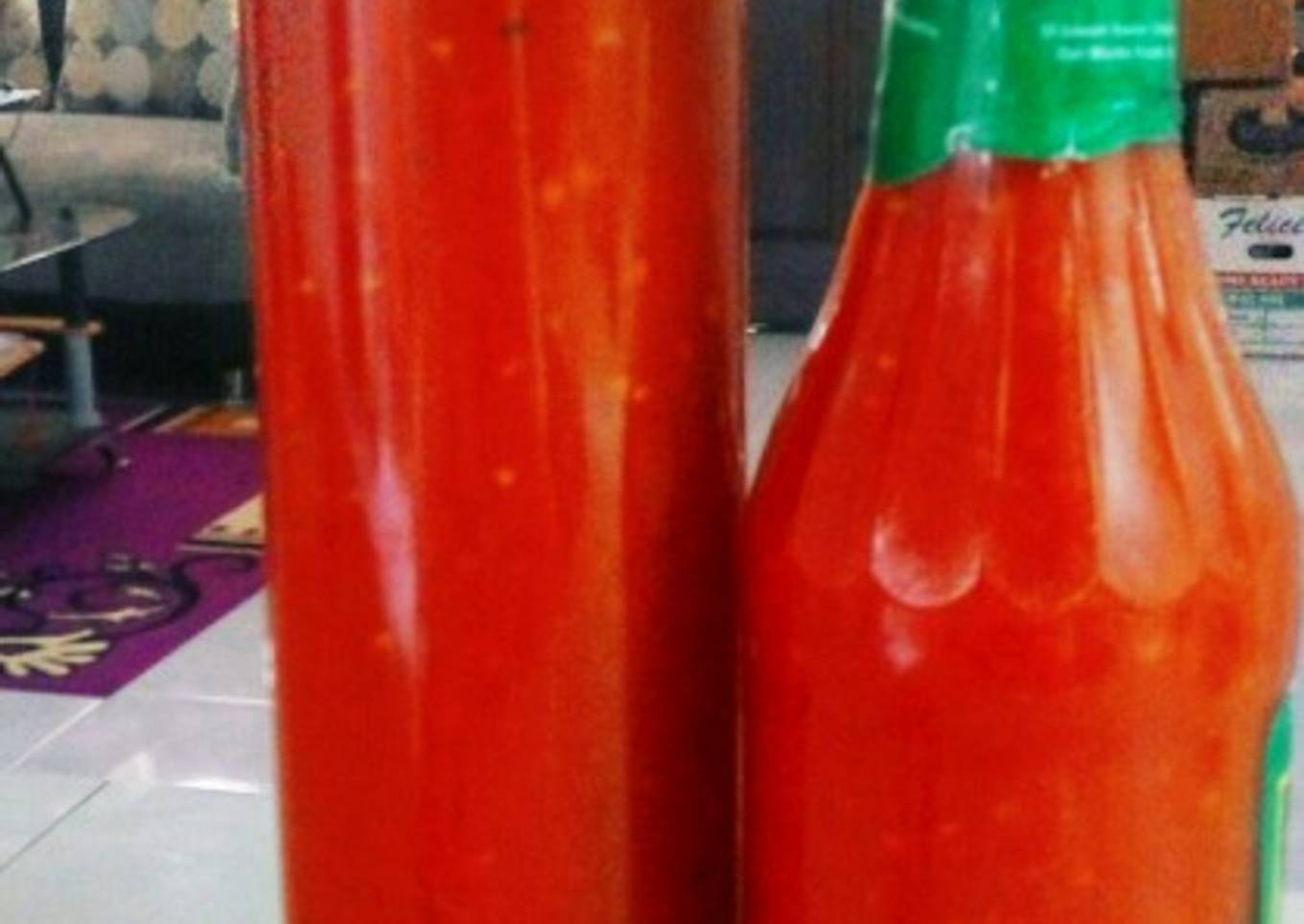 Homemade tomato sauce (Saus Tomat Rumahan)