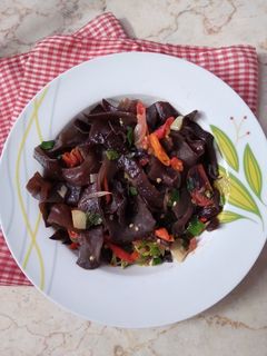 Foto resep Tumis Jamur Kuping Pedas