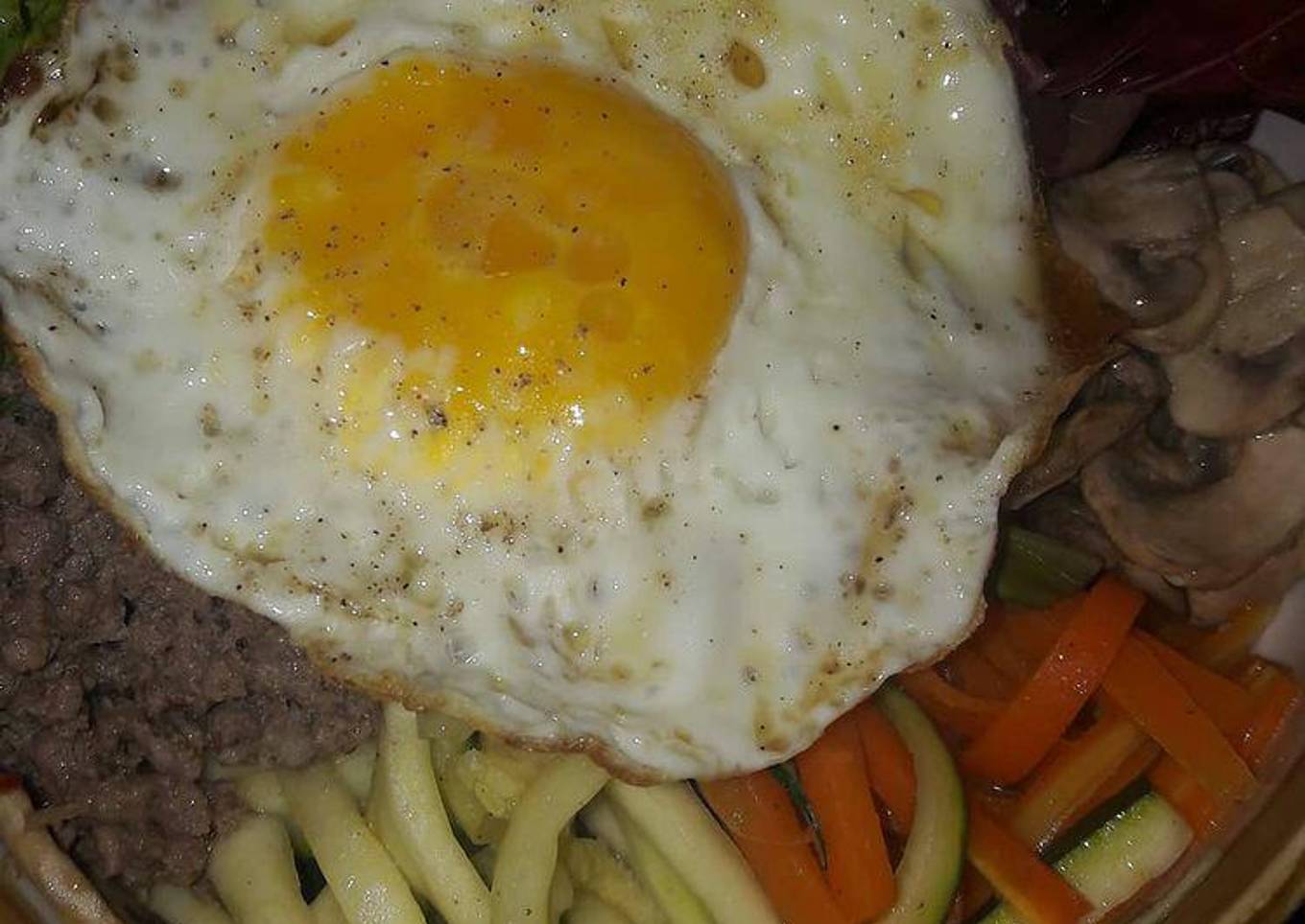 Bibimbap | 비빔밥 (nasi campur sehat korea)