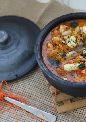 Foto de Feijoada de pota e camarão