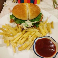 A picture of Zinger burger.