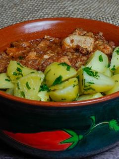 Csülkös pacal káposztával recept fotója