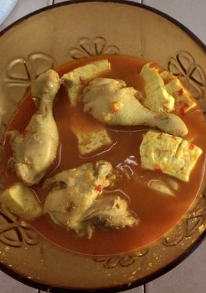 Foto resep Ayam kuning simpel