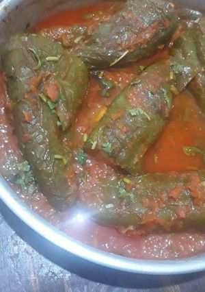 صورة لوصفة فلفل محشي بالصوص في الكوشة