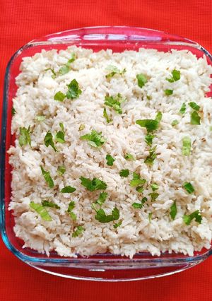 A picture of Coconut Rice.