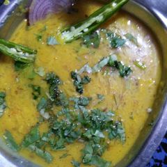 A picture of Moong dal tadka.