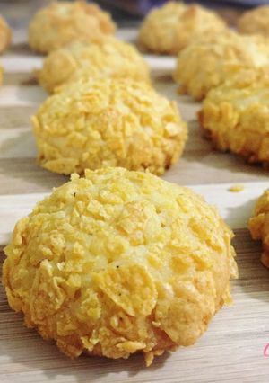 Foto resep Crunchy cornflake cookies