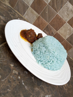 A picture of Sky blue rice.