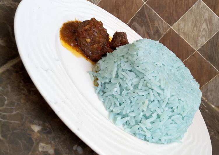 Recipe of Favorite Sky blue rice
