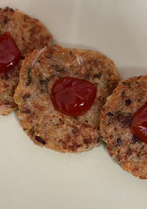 A picture of Kurakure Mazedaar Barley Roti Ke Pancake { leftover ka makeover}.
