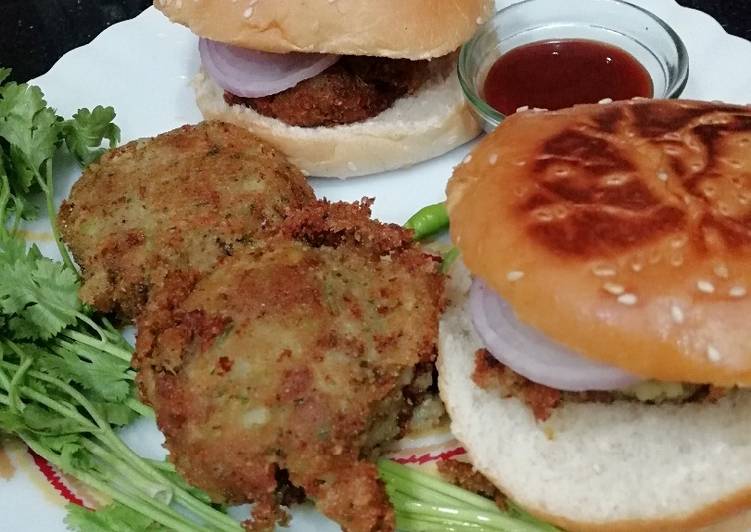 Oats Tikki burger