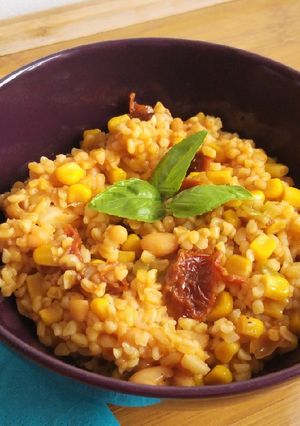 Mexikói bulgur recept fotója