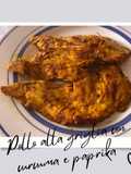 Pollo alla griglia con curcuma e paprika