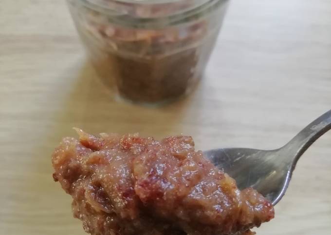 Caramel vegan de dattes et peanut butter đ€€ 2 ingrĂ©dients !!