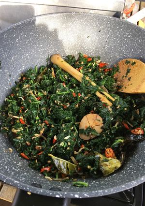 Foto resep Tumis kale teri medan pedas