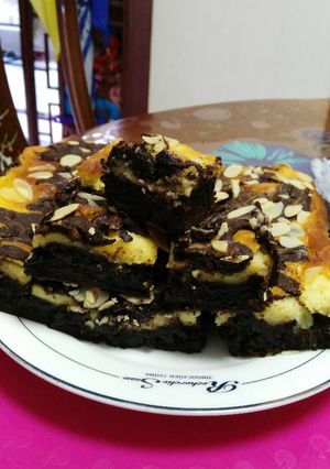 Foto resep Brownies cream cheese