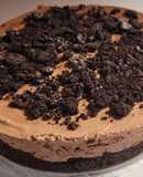 No Bake Chocolate Peanut Butter Cheesecake