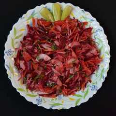 A picture of বীট এবং মূলার সালাদ ||Beet and Radish Salad.