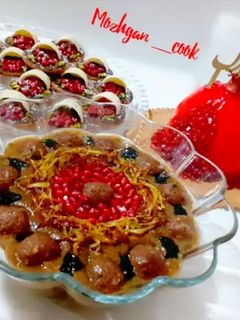 عکسی از دستور آش انار شیرازی 😋😍 (آش یلدا) با ریز نکات