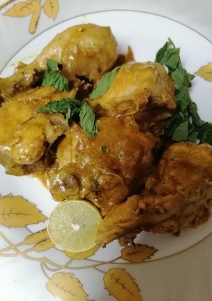 A picture of Chicken karahi (lahori style).