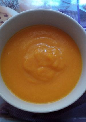 Una foto de Crema de calabaza