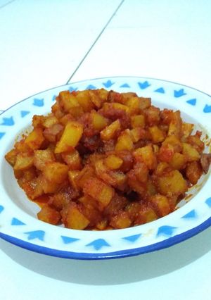 Foto resep Sambal goreng kentang