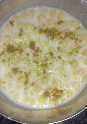 A picture of Boondi Raita.