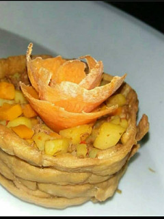 A picture of Meat pie basket.