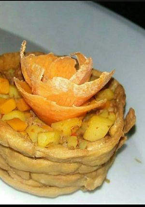 A picture of Meat pie basket.