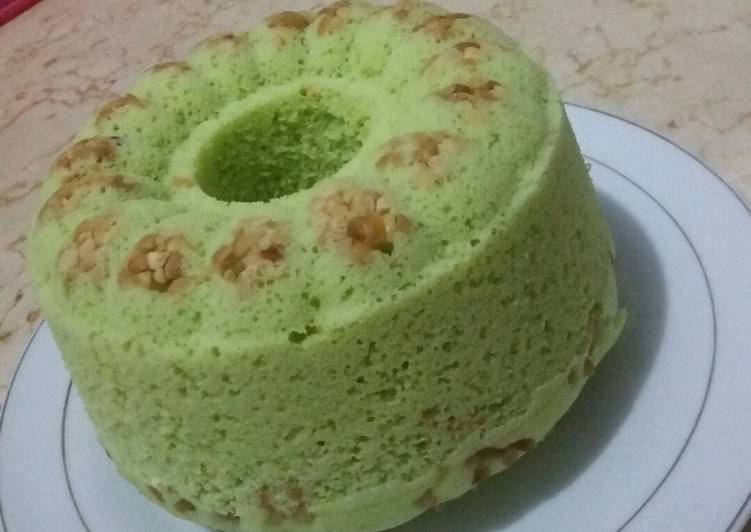 Bluder pandan kukus simple