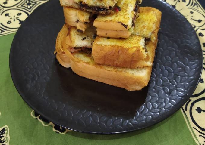 Roti bakar biasa