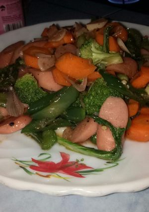 Foto resep Oseng2 sayur sosis