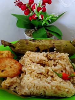 Foto resep Nasi bakar ikan sepat