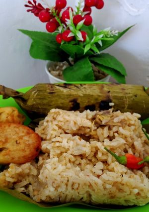 Foto resep Nasi bakar ikan sepat