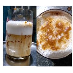 A picture of FROTHY COLD COFFEE (no icecream,no machine).