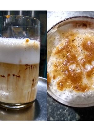 A picture of FROTHY COLD COFFEE (no icecream,no machine).