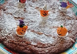 Gâteau au chocolat d'Halloween