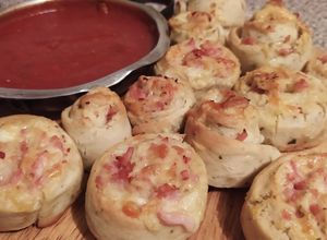 Una foto de Rollitos de pizza