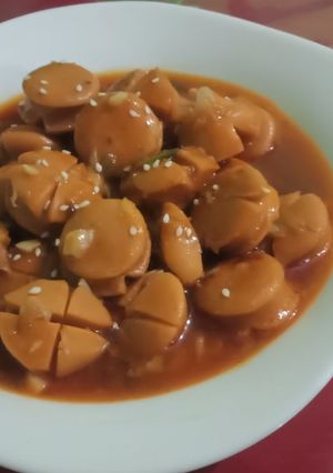 Foto resep Sosis Saus Spaghetti