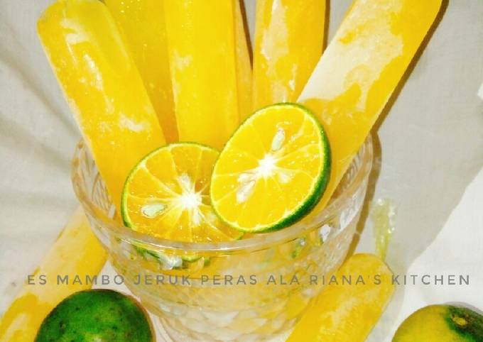 Bagaimana Membuat #Es mambo jeruk peras yang Bikin Ngiler