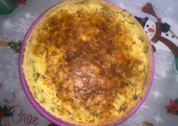 Tarta/empanada de cebolla y queso🧀🧅
