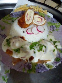 صورة لوصفة كوردون بلو بصوص الجبنه